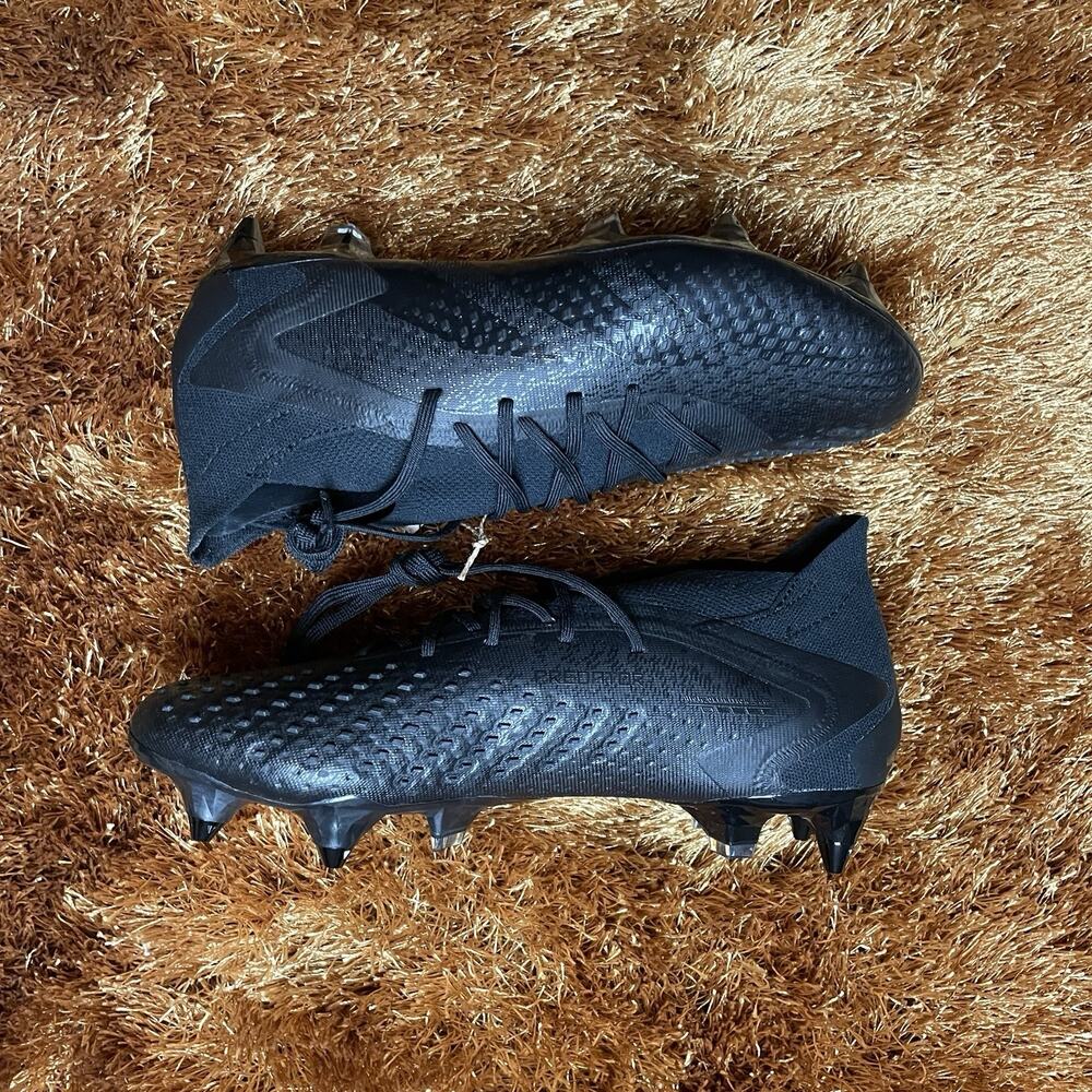 Adidas Predator Accuracy.1 SG Soccer Cleats Black Night Strike Size 8 GW4581